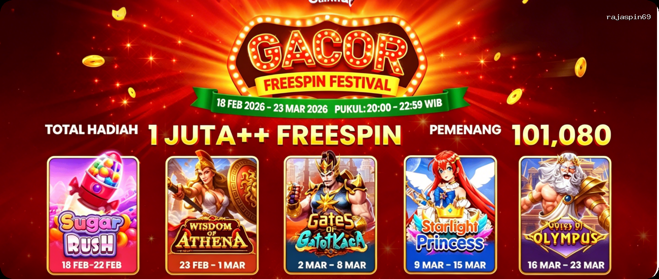 Login rajaspin69 Sekarang Bonus Melimpah